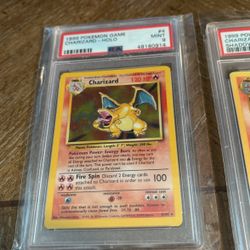 charizard pokemon card wallpaper Base Set Shadowless 004 BGS 6.5 0015757927 Charizard