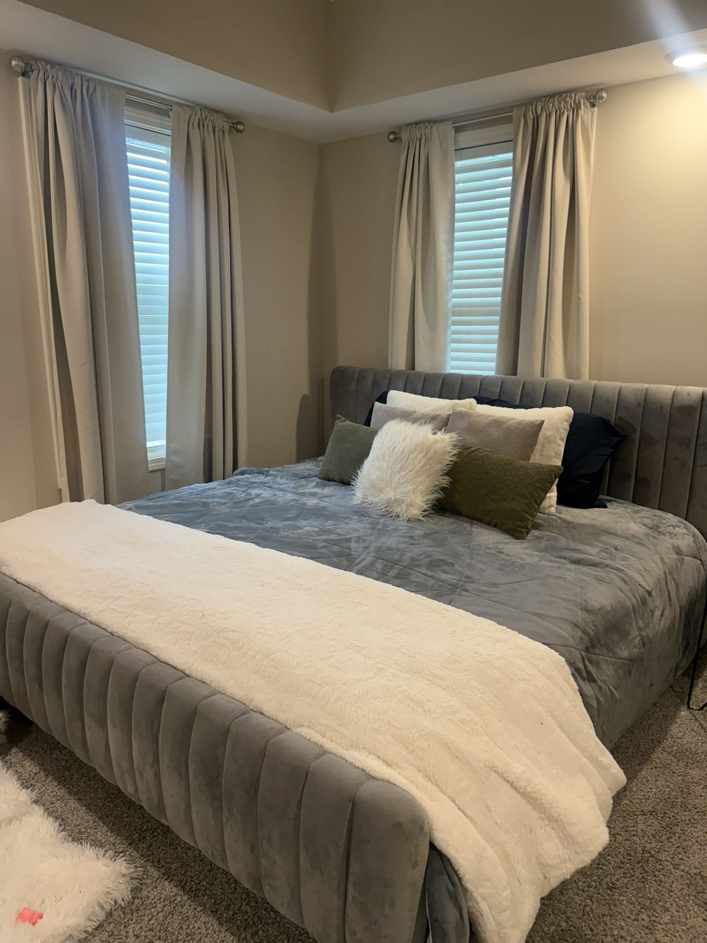 King Size Bed Frame And Mattress