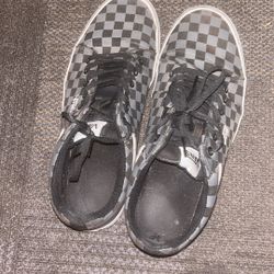 Checkered vans size 11