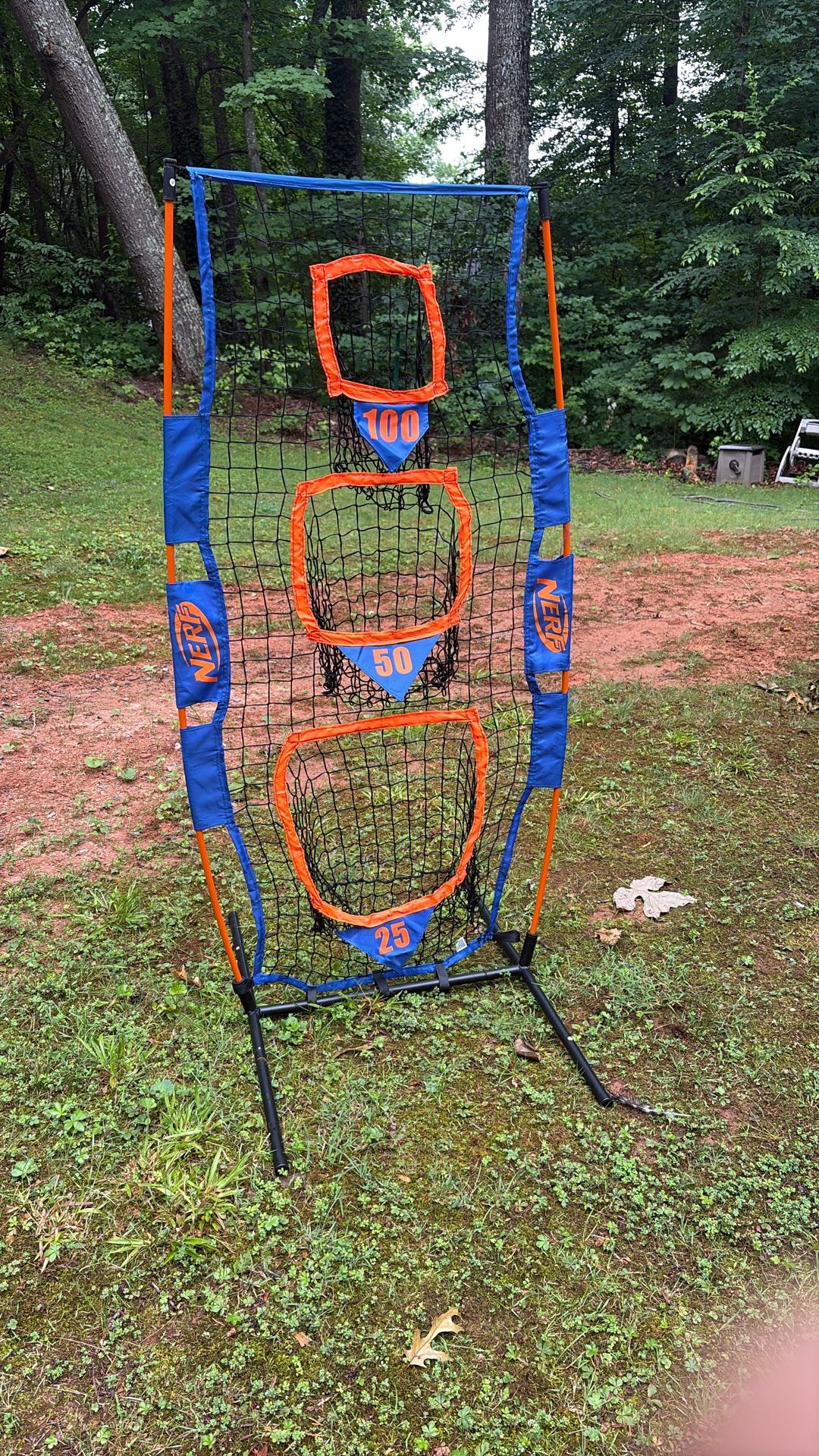NERF Pro Pass Football Target Toss Net