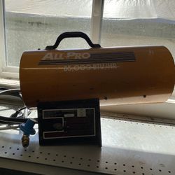 All Pro 85,000 Forced Air Propane Heater