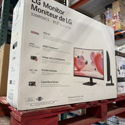 LG 32” Curved Display Full HD Monitor Brand New In Box
