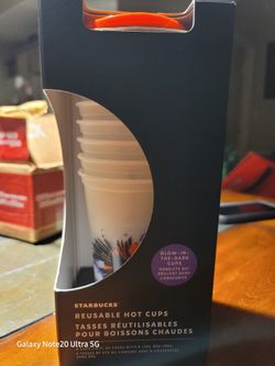 Starbucks Glow In The Dark Reusable Cups