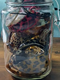 Jewelry Animal Print Jar