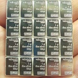 15 Grams Of Valcambi 1g Silver Bars (Set Of 15)