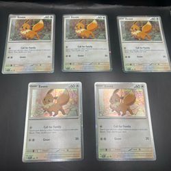 Pokémon Eevee Black Star Promo 200 X 5