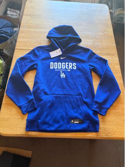 New Nike LA Dodgers baseball hoodie sweater fleece (Kids Youth XL)