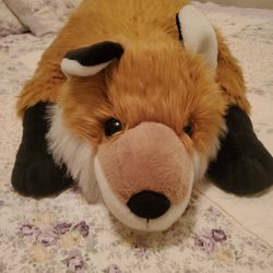 Jumbo 48" PLOW AND HEARTH Red Fox Realistic Plush Toy