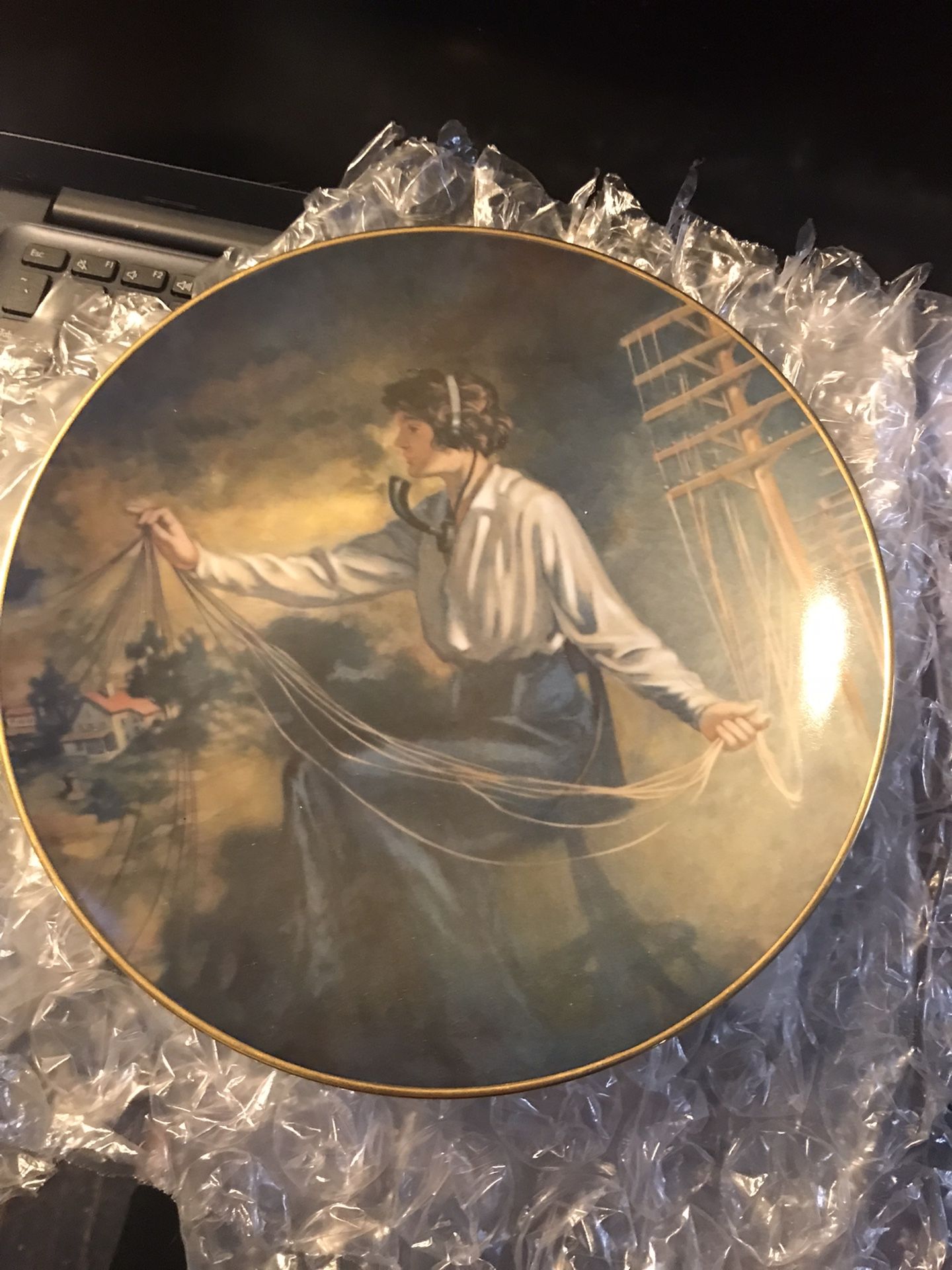“Weavers Of Speech” Plate By TD Skidmore