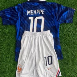 Mbappe Kids Set France 2026 Soccer Jersey