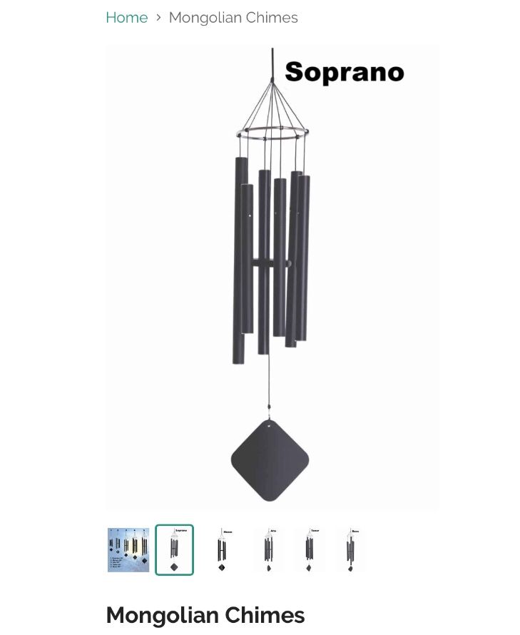 Music of the Spheres Mongolian Soprano wind chime