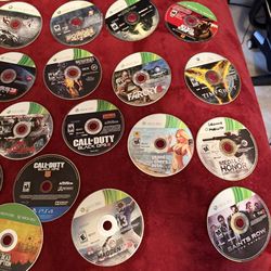 53 Xbox 360 games and 3 ps4 games hole pack for 100$