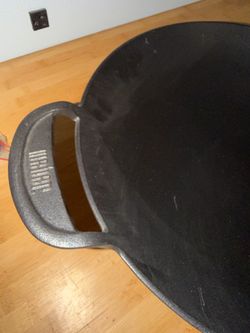 Weber cast iron wok