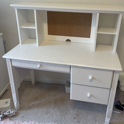 Pottery Barn White Desk