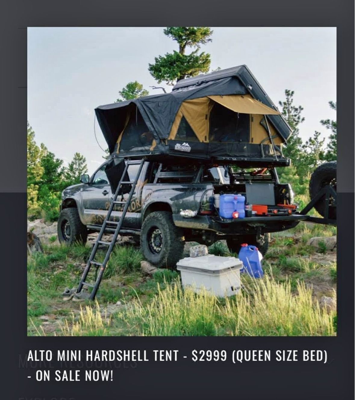 RTT With Electric lift Storage