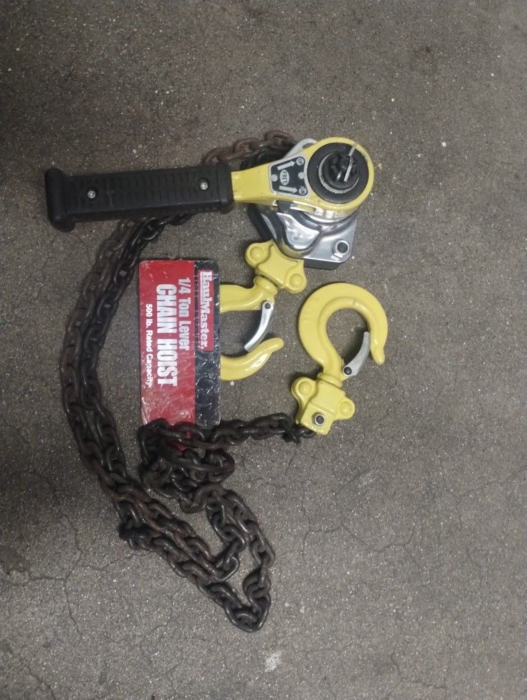 HaulMaster 1/4 Ton Lever Chain Hoist Tool