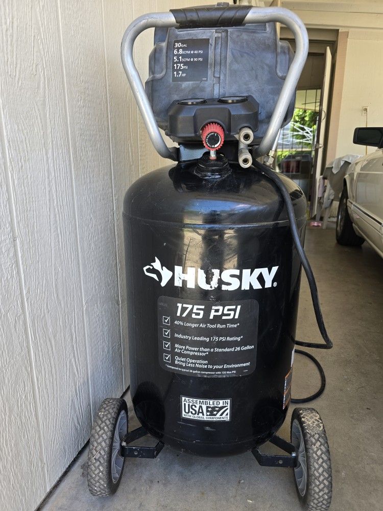 Husky 30 Gallon Compressor