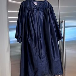 FREE Graduation Gowns and 1 cap — Navy blue and Red