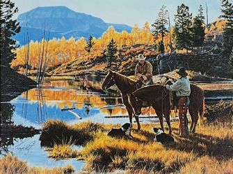 Tim Cox “Autumn Splendor” Signed Limited Edition Print w/ COA – Pro Framed