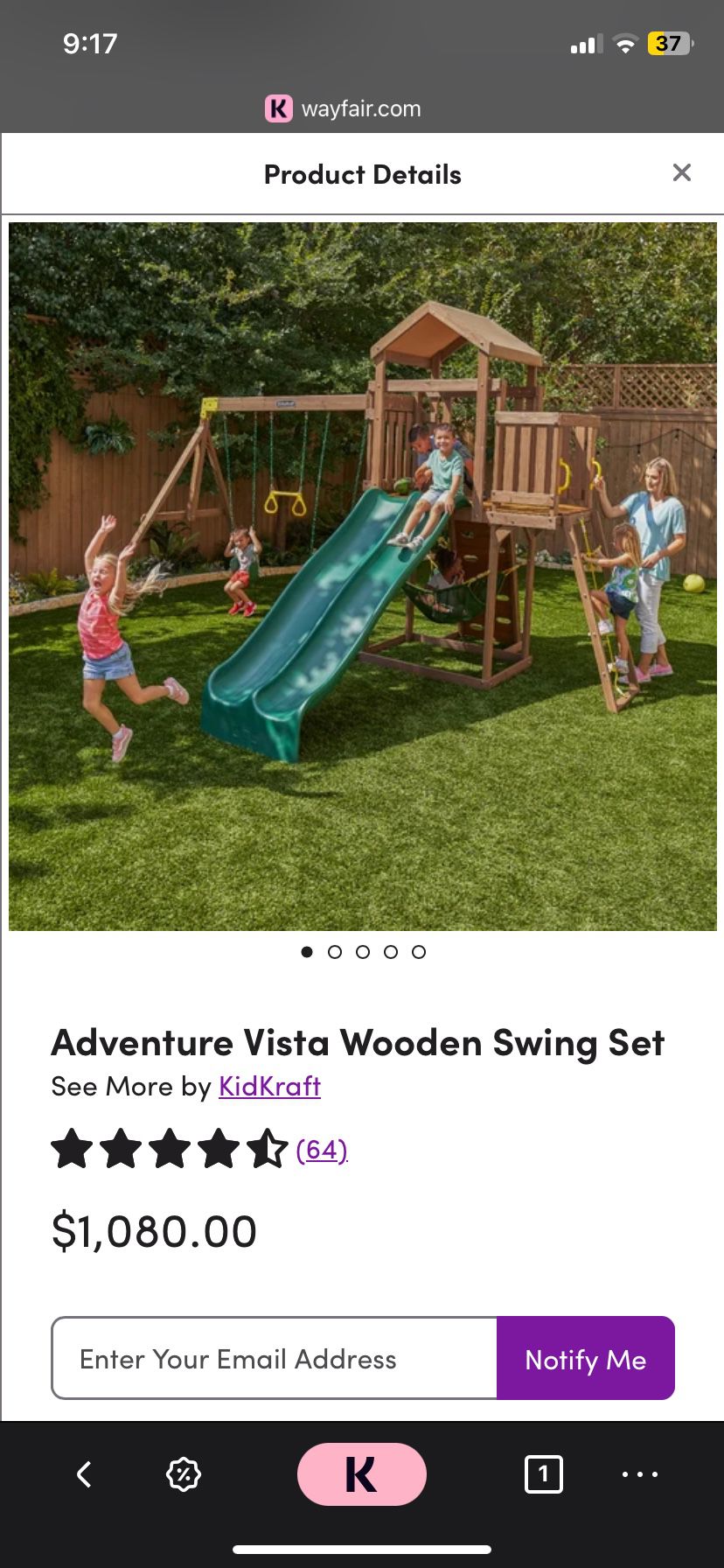 Swing Set And Slide!  