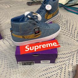 Nike Sb Supreme Blazer Denim DS Sz 8.5