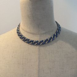 Full Rhinestone Necklace & Bracelet Set