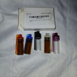 5pk Leak Proof Glass Storage Bottles