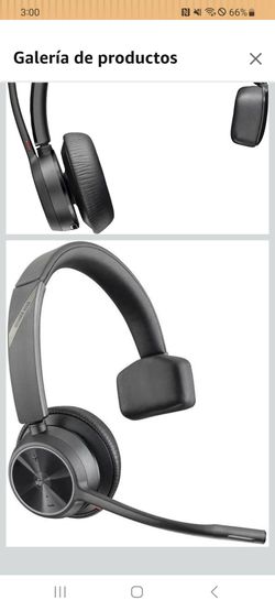Poly Voyager 4310 UC - Wireless Headset (Plantronics) - Single-Ear Headset with Boom Microphone - Connect to PC/Mac via USB-C Bluetooth Adapter