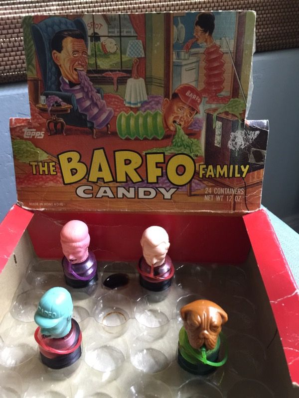 The Barfo Family Candy Display