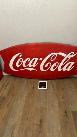 Coca Cola fishtail Sign 1940’s to 1950’s