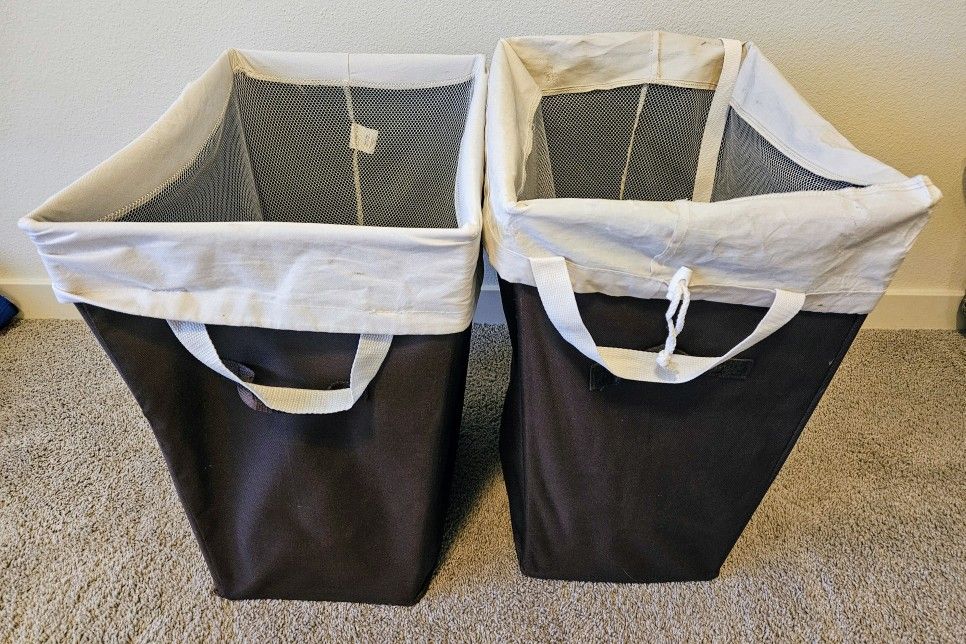 Pair of Laundry Hampers