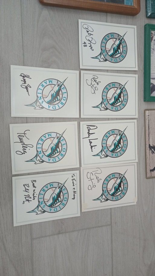 Signed Marlins Memorabilia