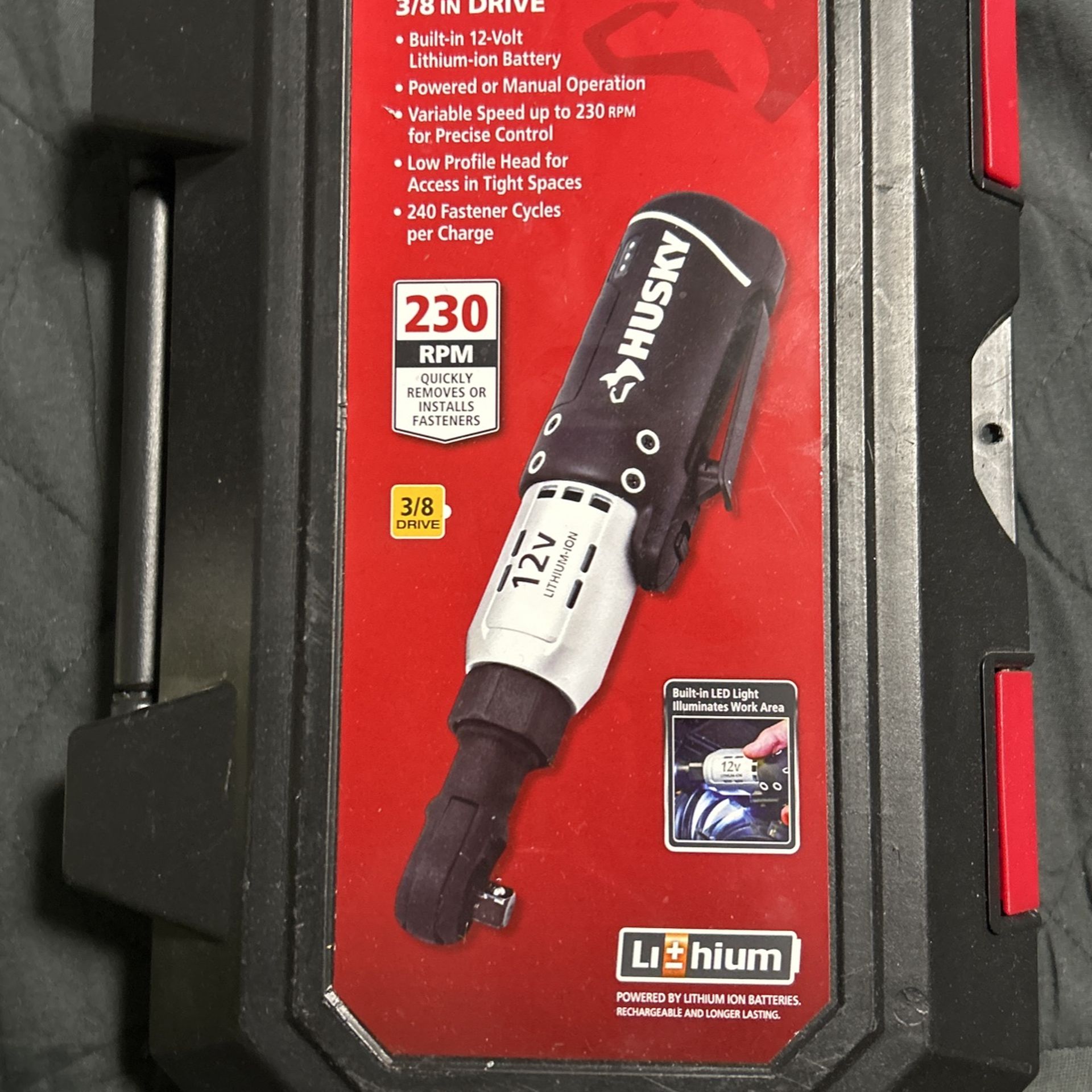 Husky Cordless Ratchet 3/8 In Drive