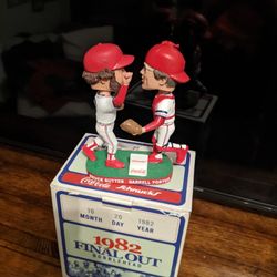 1982 Cardinals World Series Final Out Bobblehead 