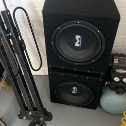 Two 10” Magnum Subs 