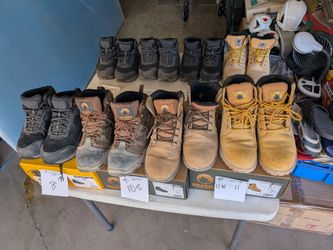 Steel Toe Work Boots Size 7 to 11