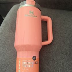 Stanley 40 oz The FlowState Quencher H2.0 Tumbler Coral- ELF Exclusive 