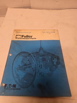 Eaton Fuller Transmission Parts Manual for the RT-11613 Series.
