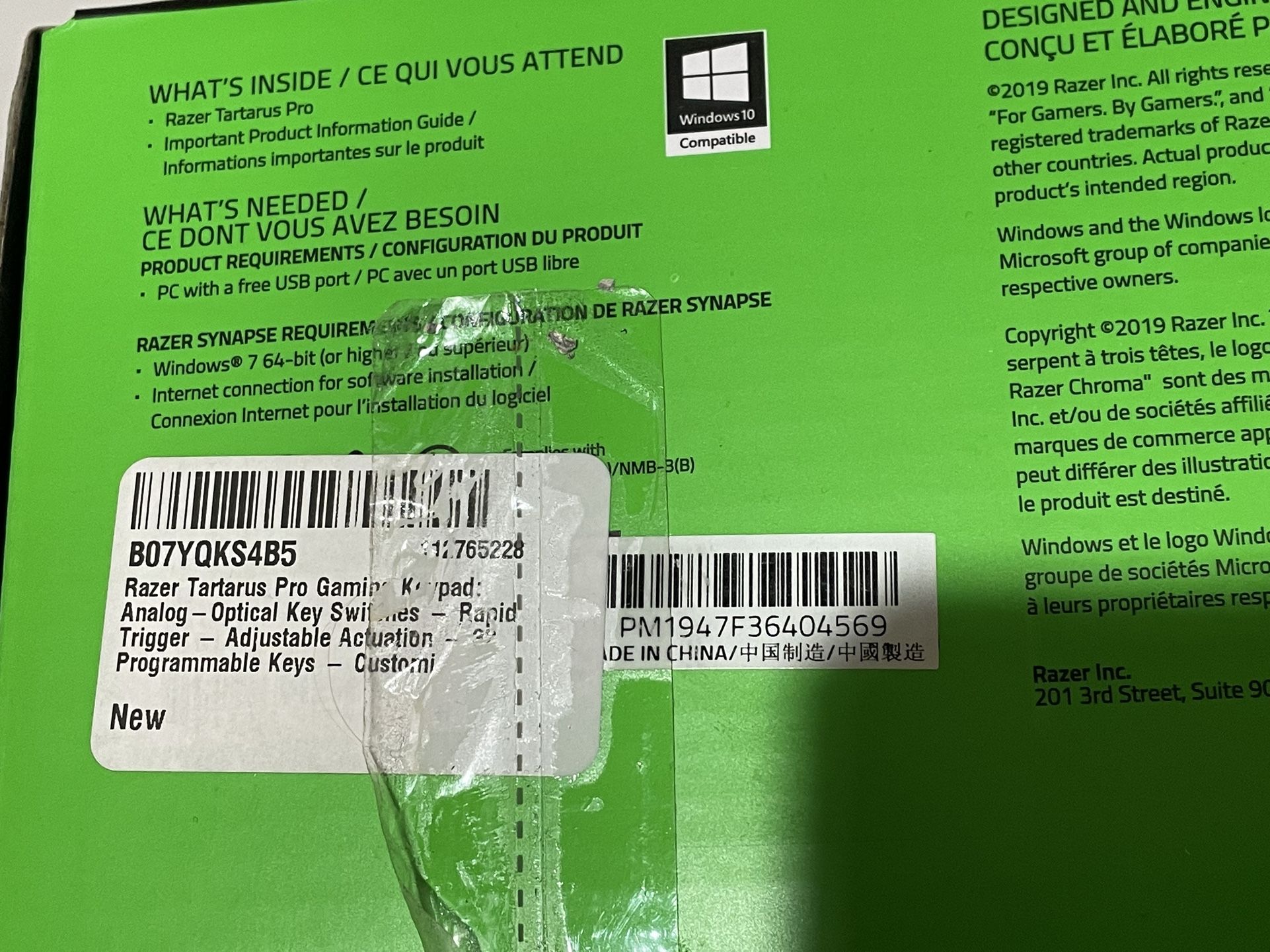 Razer Tartarus Pro Gaming Keypad 