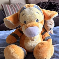 Disney Parks Exclusive Baby Tigger & Roo Plush Floppy