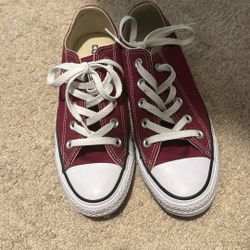 Maroon Converse