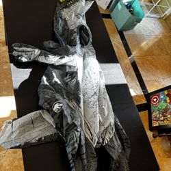 Inflatable velociraptor blowup costume