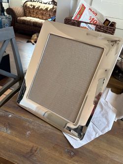 Silver picture frame