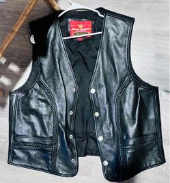 Eagle Leather Authentic Leather Vest