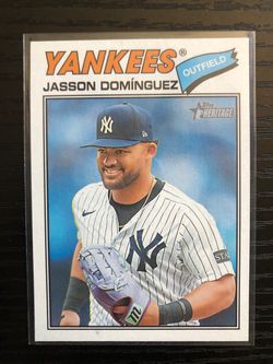 Jasson Dominguez 2026 Topps Heritage Base Card #104