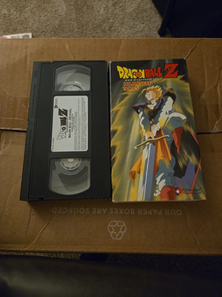 Dragon Ball Z VHS Tape "Majin Buu - Tactics"