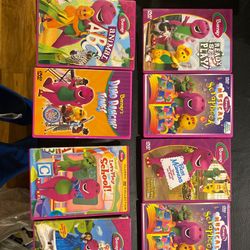 8 Barney DVD’s
