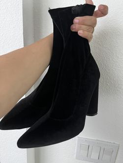 Velvet Heels Boots Size 9 