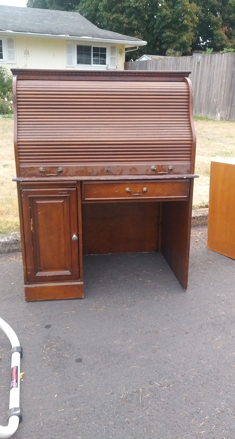 Rolling Secretary Desk