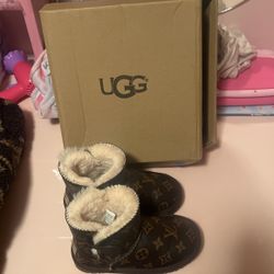 Louis Vuitton UGGs size 12 and little girls